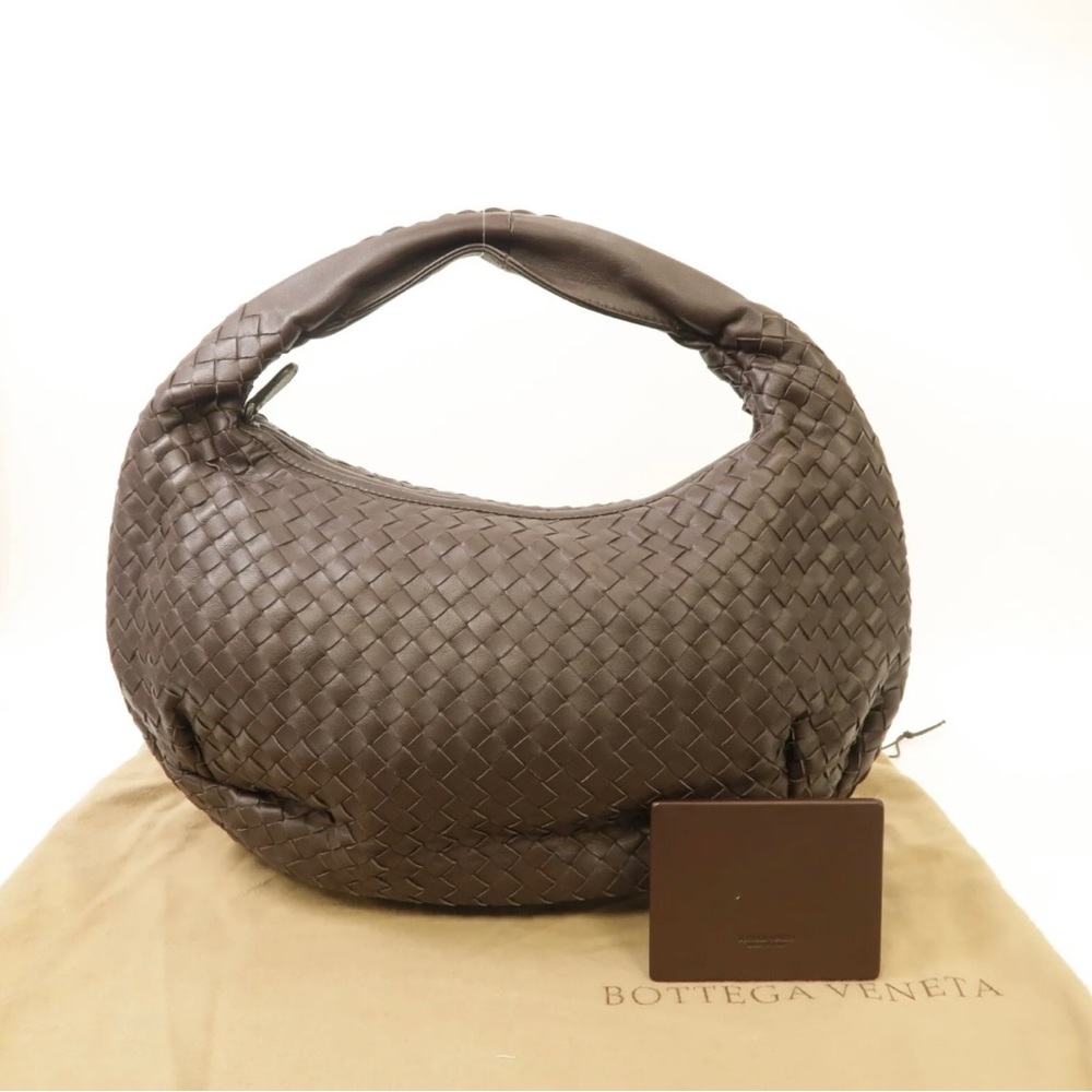 Bottega Veneta Intercciato Nappa leather Brown Medium Hobo